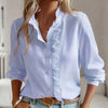 Sophie – Women’s Ruffled Button-Up Blouse