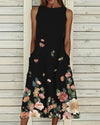 Tanya | Women's Summer Dress with Floral Pattern | Midi