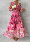 Seravie – Lightweight Summer Floral Wrap Dress