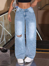 Women's Baggy Jeans With Pockets