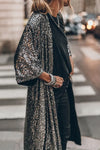 Women's Classic Sequin Kimono Style Coat | New Year