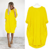 Kathy | Women's Summer Dress with a Relaxed Fit and Round Neck | Midi