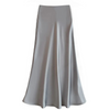 Women's Lustrous A-line Slip Skirt | Midi