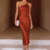 Adalynn | Formal One-Shoulder Dress for Wedding Guests | Midi