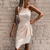 Celia – Asymmetric Mini Dress