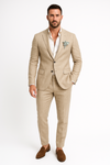 Julian – Men’s Slim-Fit Suit in Breathable Linen Blend