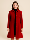 Renée – Women’s Classic Long Coat with Tailored Fit