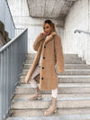 Gianna – Chic Plush Trench Coat