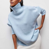 Hazel – Women's Oversized Turtleneck Jumper