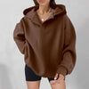 Iyla – Women's Oversized V-neck Hoodie