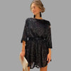 Women's Sparkly Sequin Loose Dress | New Year