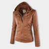 Lyric – Women’s Hooded Moto Jacket with Detachable Hood
