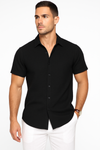 Henrik – Men’s Striped Shirt in Lightweight Linen
