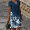 Judie | Short-sleeved Floral Summer Dress for Women | Mini