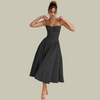Marcelline – Sleeveless Corset Midi Dress