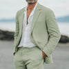 Bravesson – Men’s 2-Piece Linen Suit