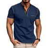 Men's Casual Polo Shirt | Henley Collar