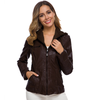 Lyric – Women’s Hooded Moto Jacket with Detachable Hood