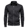 Rafael – Men’s Casual Zip-Up Spring Bomber Jacket with Side Pockets