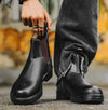 Jervis | Men's Elastic Sided Chelsea Ankle Boots | Slip On