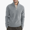 Cedric – Men’s Elegant & Warm Slim Fit Half-Zip Knit Sweater