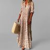 July – Women’s Vintage Print Maxi Dress