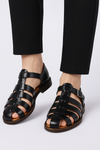 Callum – PU Leather Sandals with Sleek Silhouette