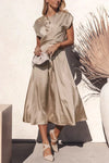 Rosalie – Summer Short Sleeve Midi Dress