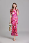 Marivelle – Elegant Embroidered Sheer Maxi Dress