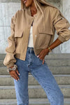 Nocturne – Cropped Bomber Jacket
