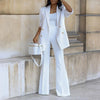 Maeve – Women's Blazer with Flared Trouser Two-piece Set