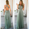 Margaret | Backless Wrap-Style Evening Dress for Women | Maxi