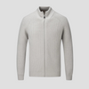 Velriss – Men’s Zip-Up Ribbed Cardigan with Stand Collar