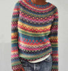 Elviera – Women’s Sweater with Striped Design