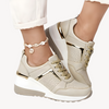OrthoLift – Stylish Women’s Wedge Sneakers