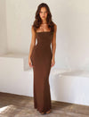 Alessia – Women’s Backless Bodycon Maxi Dress