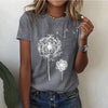 Women's Summer T-Shirt with Short Sleeves | Round Neck