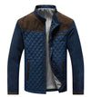 Jarek – Patchwork Cotton Jacket with Stand Collar