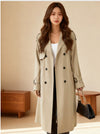 Rovanni – Women’s Long Double-Breasted Trench Coat