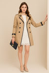 Valeria – Women’s Double-Breasted Trench Coat